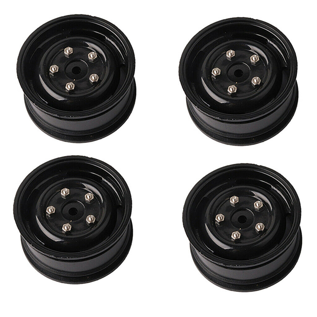 1/10 RC Car Accs 1.9inch Beadlock Wheel Rim Hub Plastic for Axial SCX10 CC01