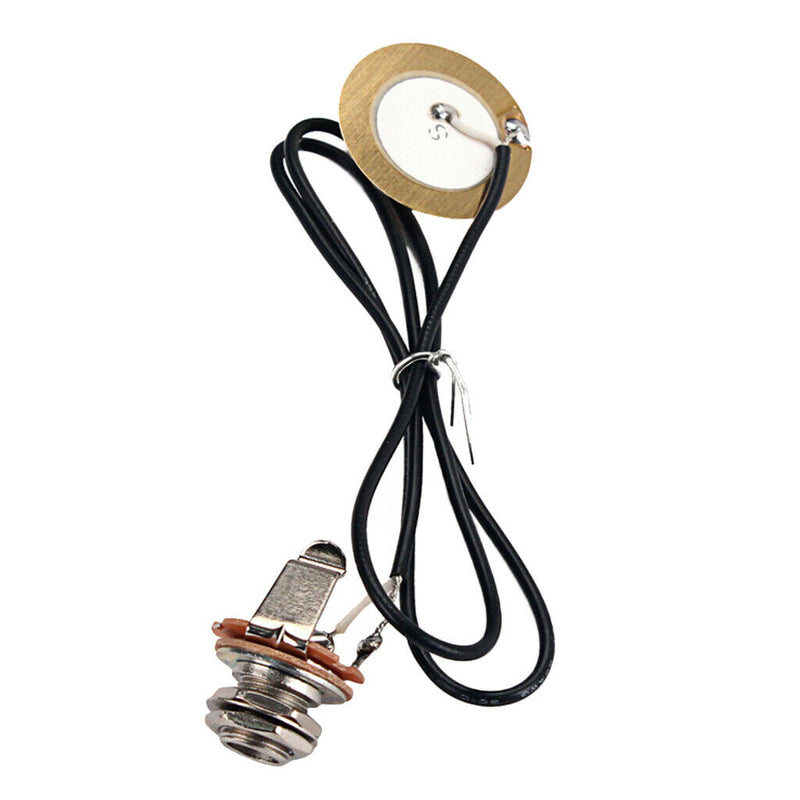 Piezo Prewired Pickup Transducer For Acoustic Guitar Violin Banjo Mandolin 48cm