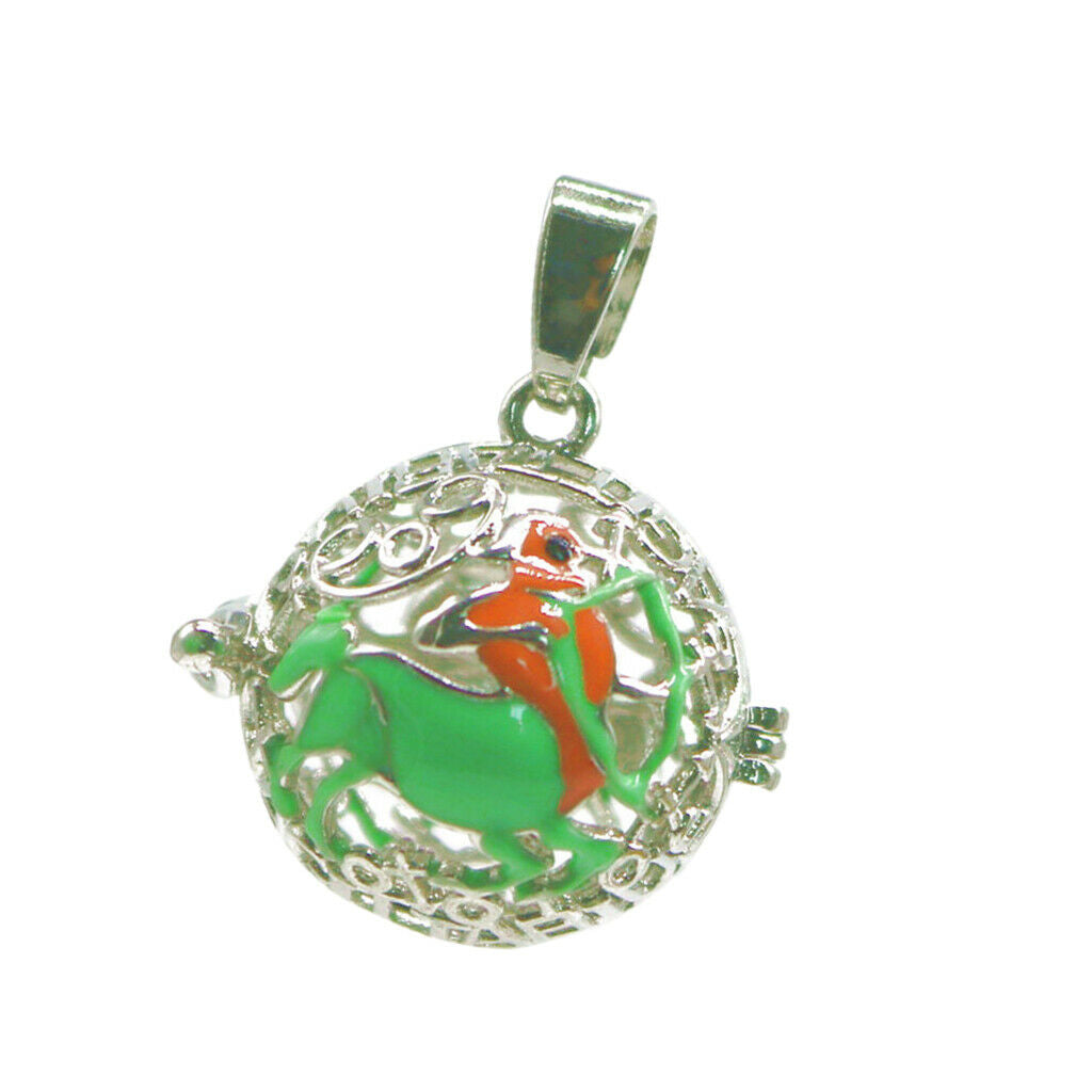 Constellation Pendant Ball Shape Hollow Locket Jewelry DIY Supplies Type 6