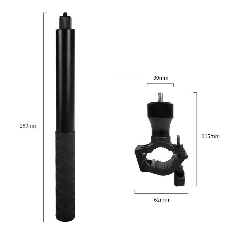 Cycling Handlebar Mounts Extension Bracket Adapter Base Alloy For Phone Camera