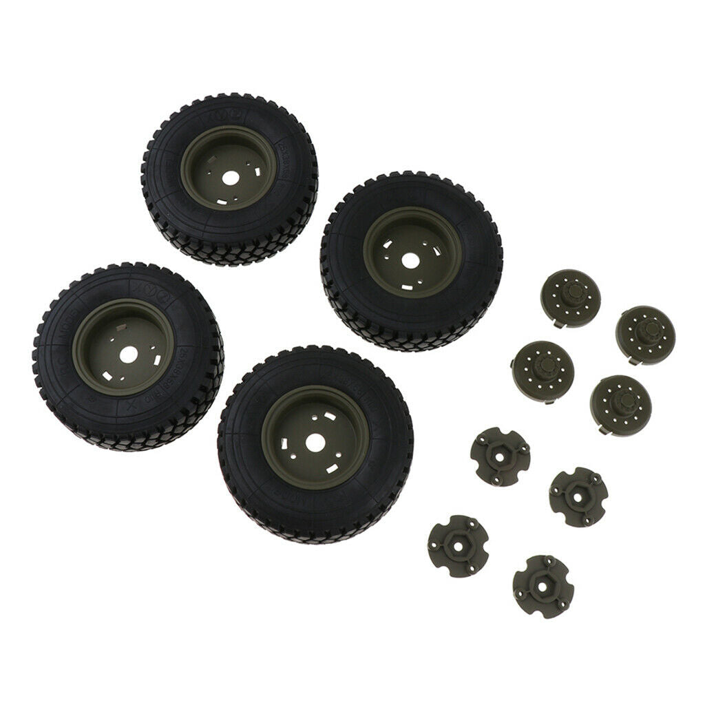 RC Car Rubber Tires 110mm For -P801 / 802 8x8 RC  Truck Spare Parts
