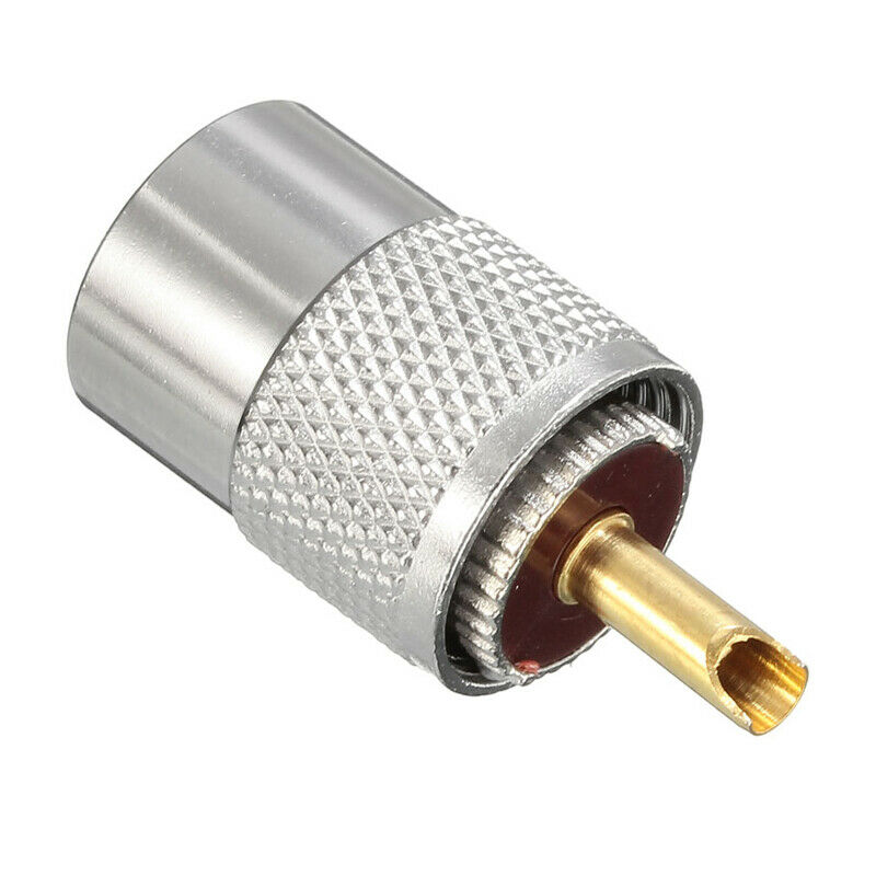 10pcs PL259 Solder Connector Plug With Reducer for RG8X Coaxial Coax Cable Kit