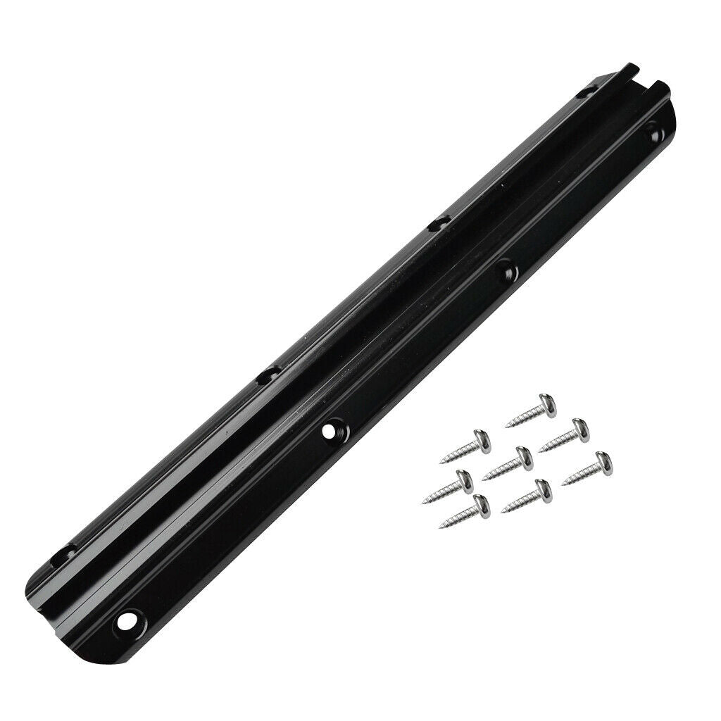 12" Short Aluminum Kayak  Base for Fishing Rod Holder & 8 Screw