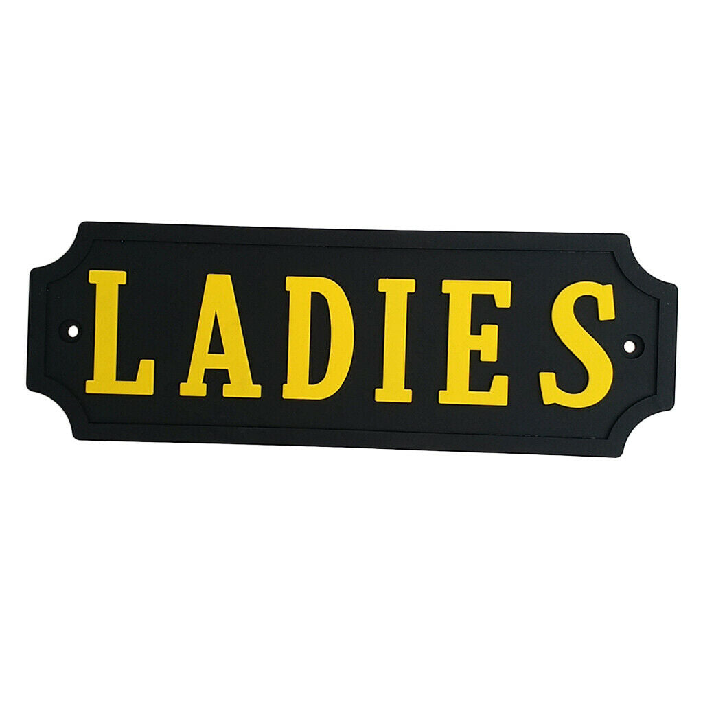 Ladies Restroom Sign, Women Locker Room Sign, 6.30 X 2.17 X 0.16inch, Bathroom