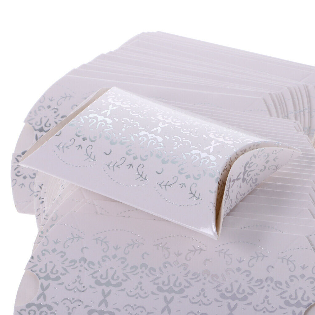 50pcs Paper Candy Favor Boxes, Decorative Treat Box Party Wedding Birthday Favor