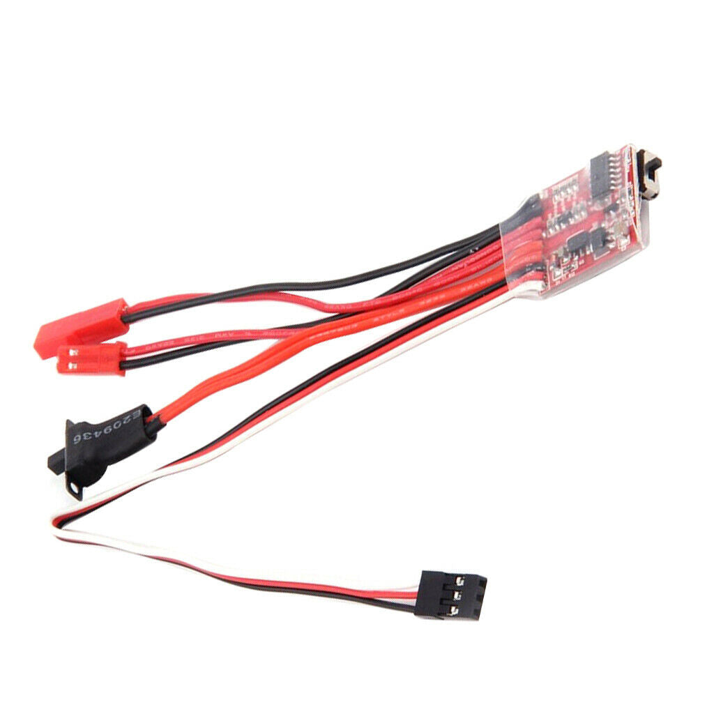 20A Brushed ESC for RC Crawler Tank Car Boat Models 3-9.4V without Brake
