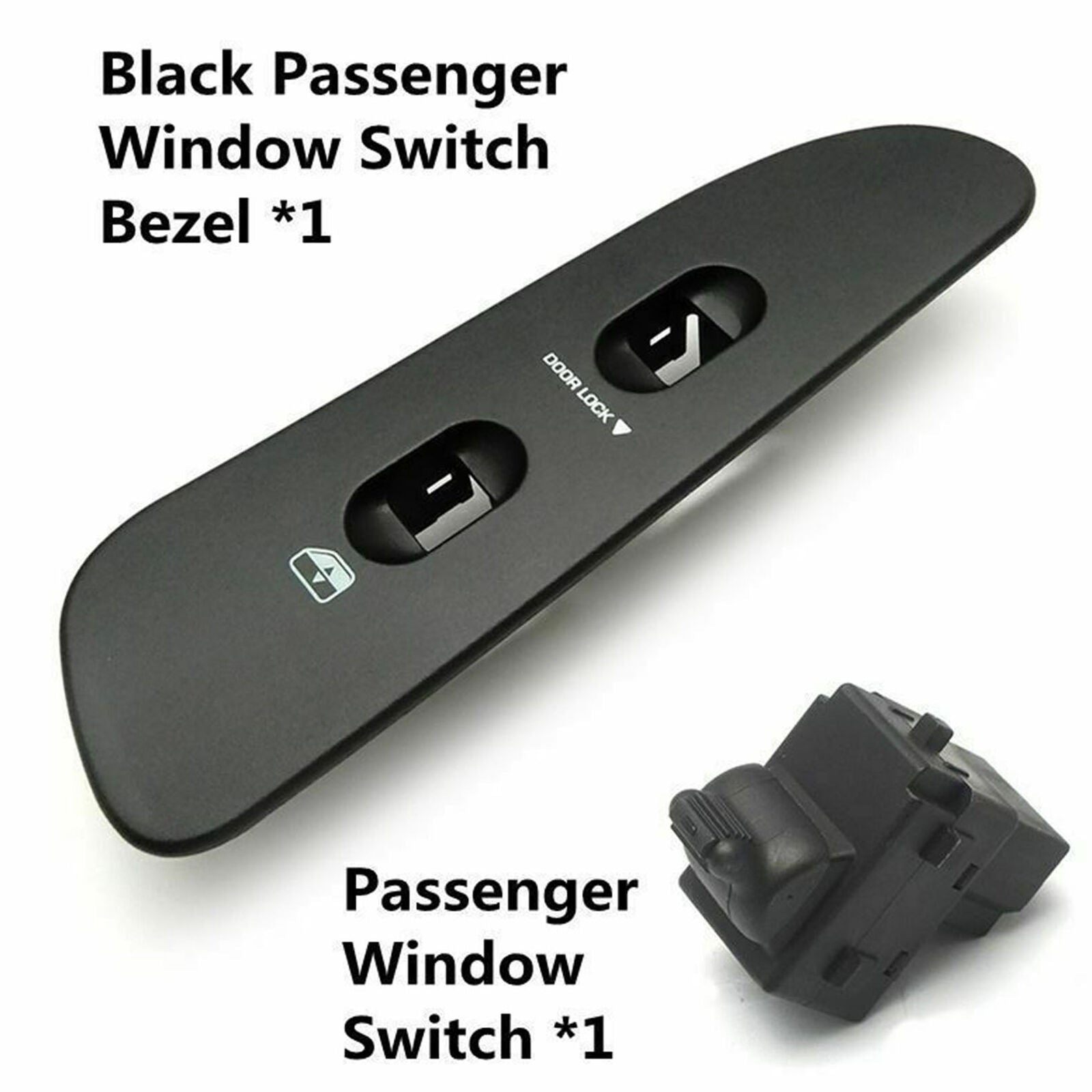 2x Right Window Switch & Bezel Kit Black for Dodge Ram 1500 2500 3500 03 04 05