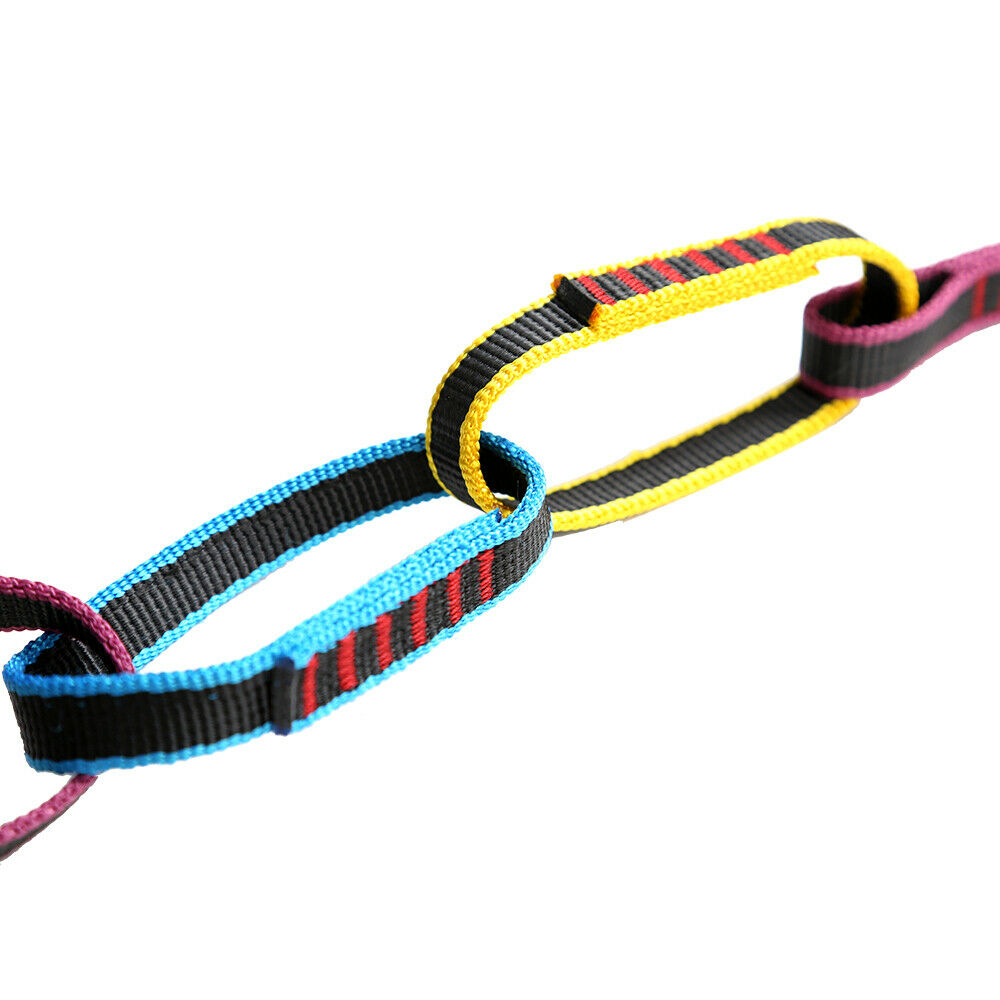22KN 140cm Rock Climbing Sling Webbing Loop Daisy Chain Cord Sports Equip