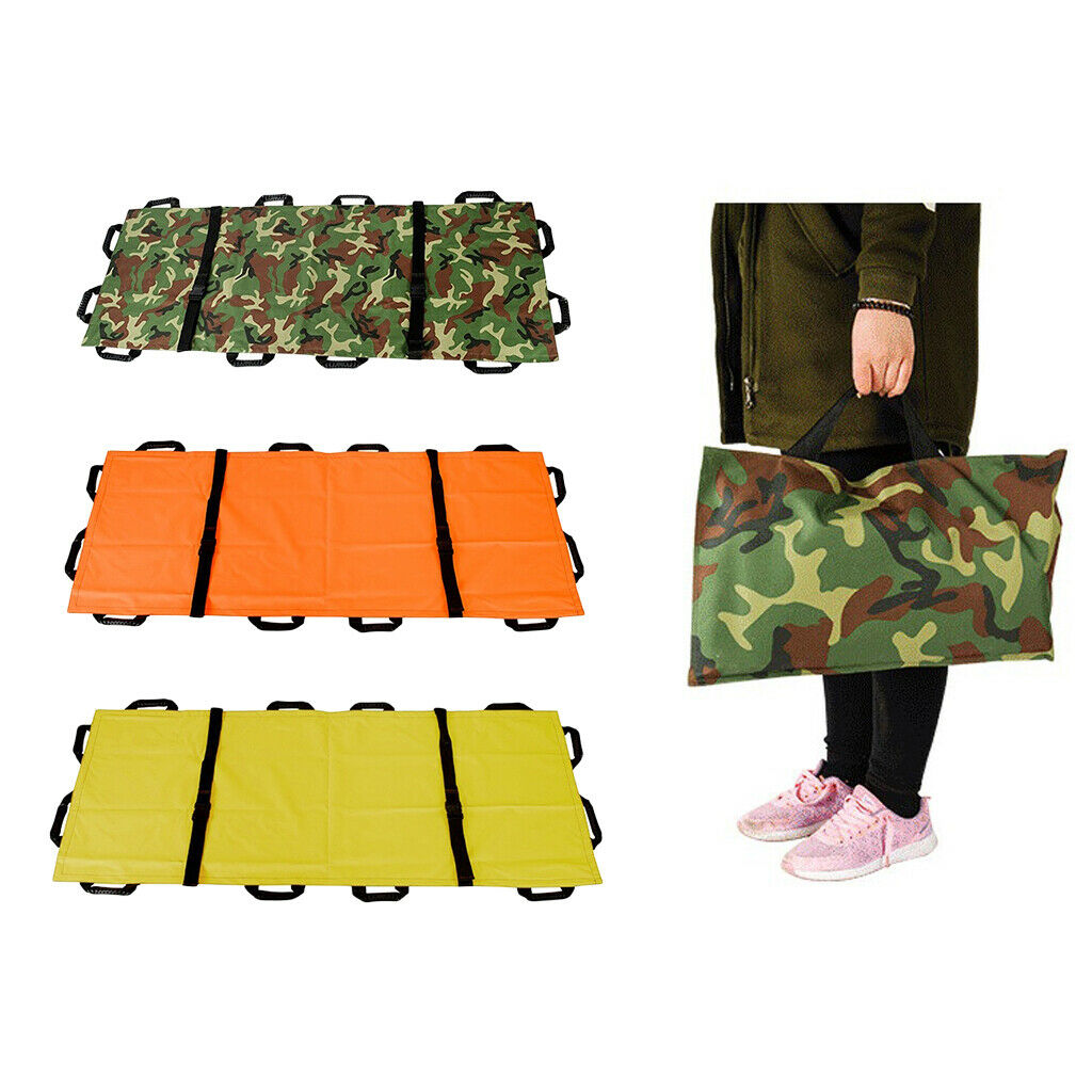 Emergency Mover Stretcher Aluminum Alloy Rescue Stretcher Litter Orange