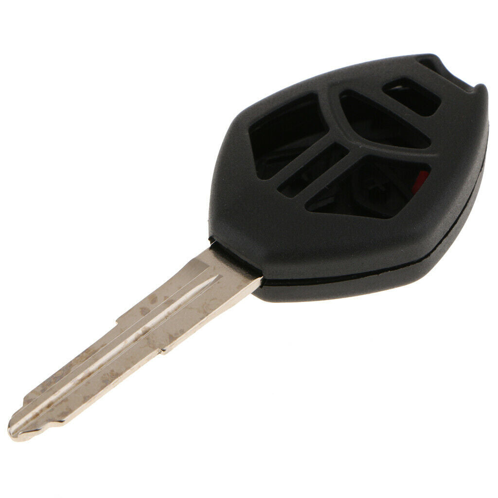 4 Button Remote Key Fob Case Uncut Blade For Mitsubishi 07-13 Replacement