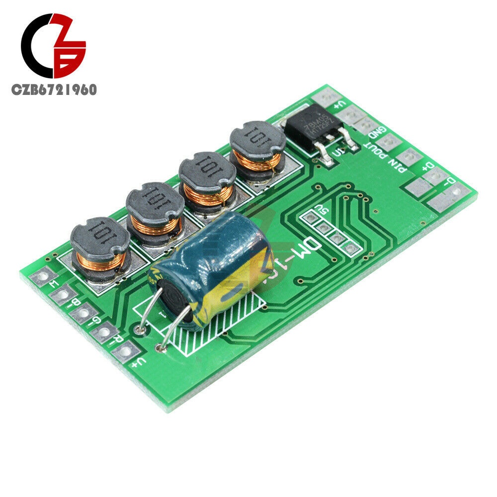 4 Channel DMX512 Decoder Board 600mA 72W RGB LED Stage Lighting Driver Module