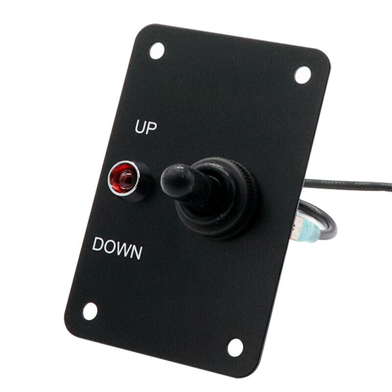 15A Anchor Winch Windlass UP/DOWN Toggle Switch Control Panel with LED Pre-Wired