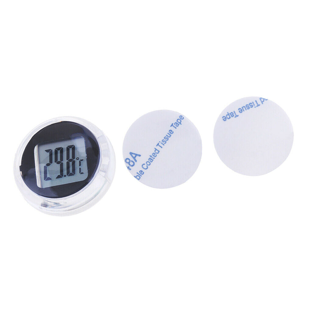 Motorcycle Instruments Accessories Temperature Gauge Black - Digital Display