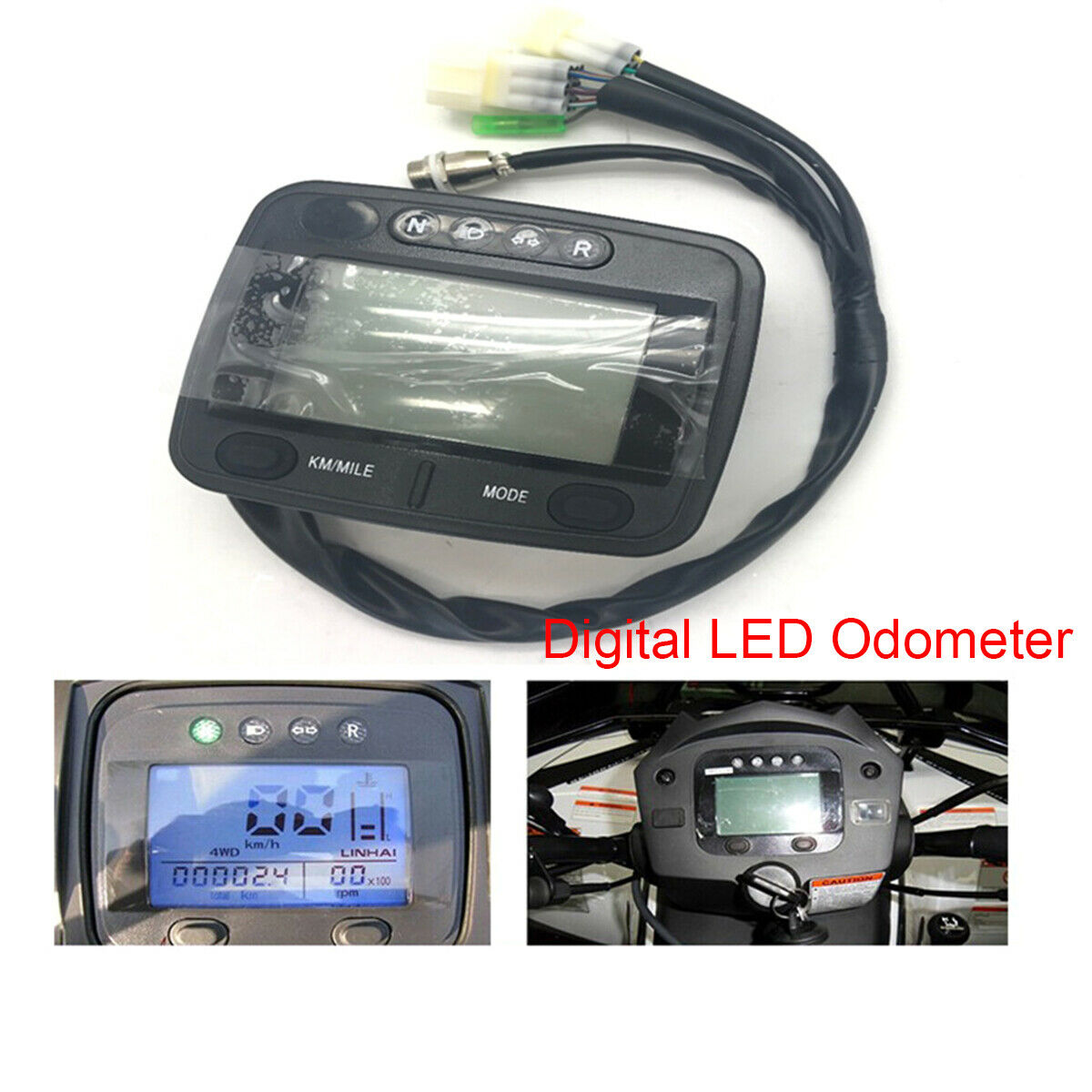 For Buy Yang Feishen Speedometer ATV 300cc Digital LED Odometer Assembly