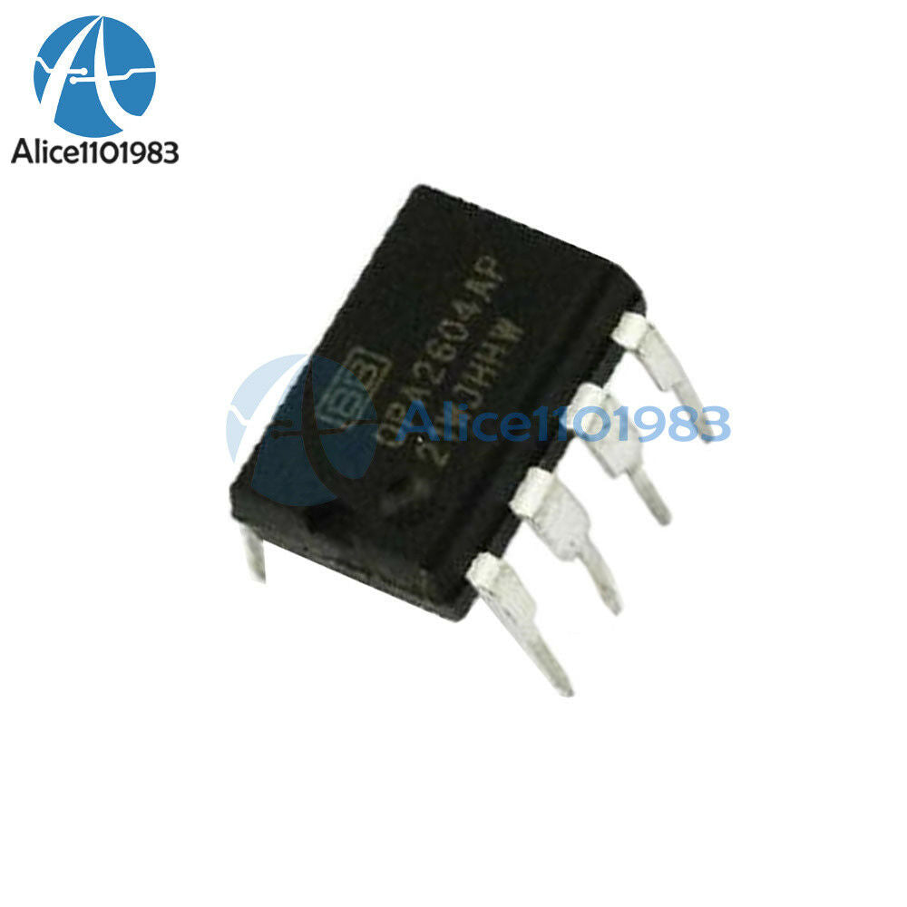 10PCS OP AMP IC BURR-BROWN/BB/TI DIP-8 OPA2604AP OPA2604APG4