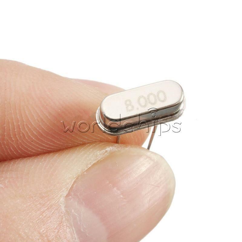20PCS 8.000MHZ 8 MHZ 8M HZ Crystal Oscillator HC-49S
