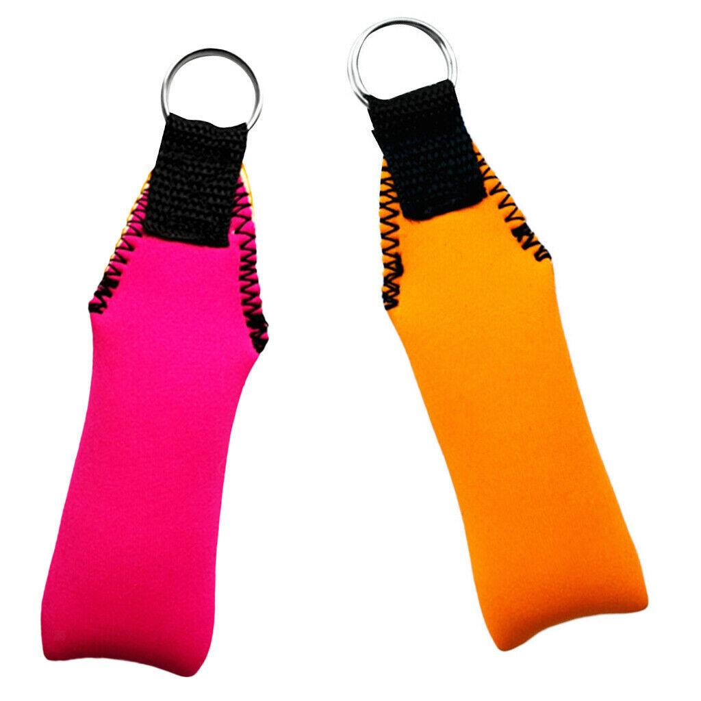 2pcs Neoprene Floating Keyring Water Key Buoyant Key  Key Accessaries