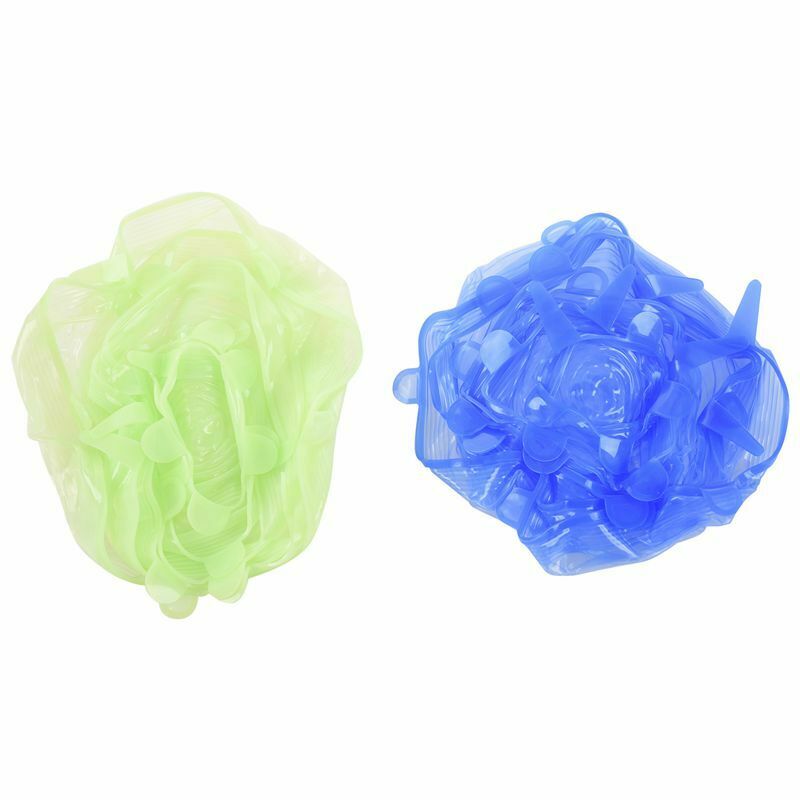 Silicone Stretch Lids,12-Pack Various Free Flexible Container Lids Food CoversH6