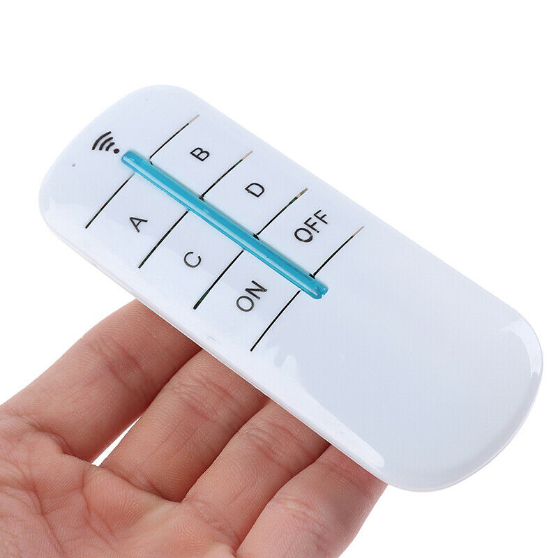 4 way Digital Wireless Remote Control Switch Receiver Transmitter For LEDA x TH