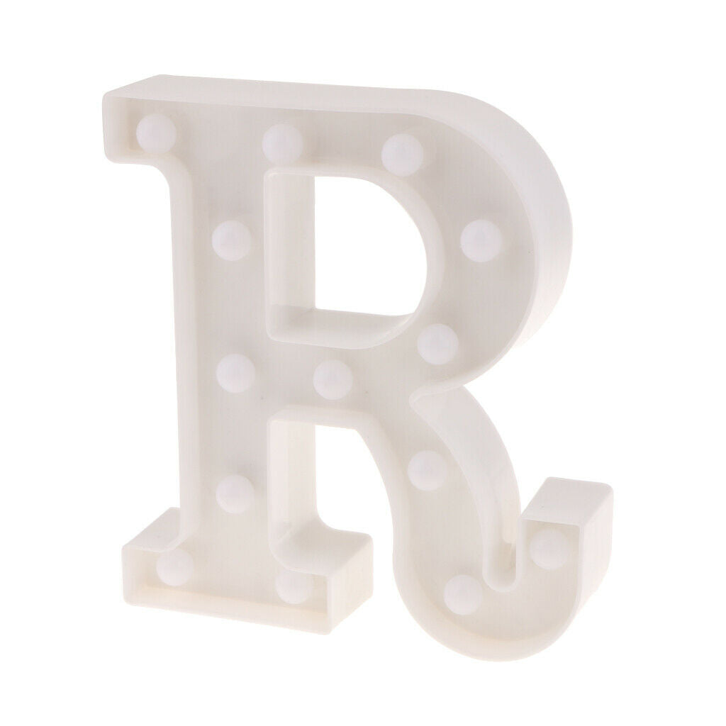 2Pcs LED Alphabet Light Romantic Marquee Letter Light Light Up Hanging Home