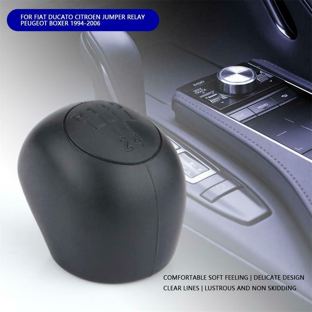 5 Speed Car Gear Stick Knob Shifter Lever Black for Fiat Ducato Citroen Jumper