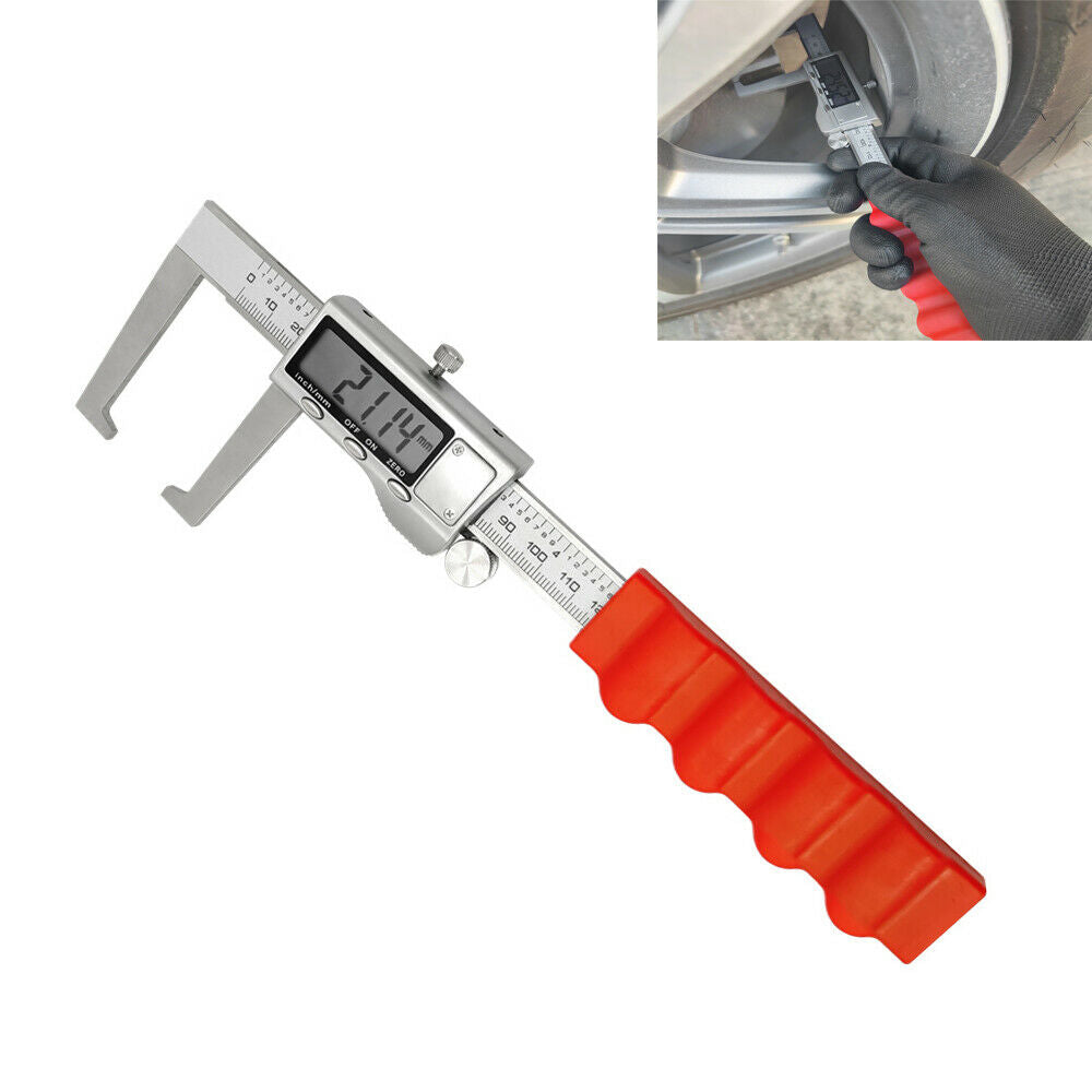 Brake Disc Rotor Gauge Caliper Micrometer Inch/mm Electronic Digital LCD Screen
