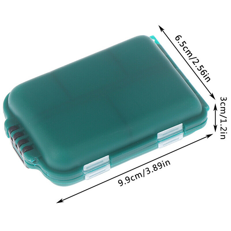 Fishing Lures Box Storage Fish Accessory Bait Tackle Plastic Compartment .l8