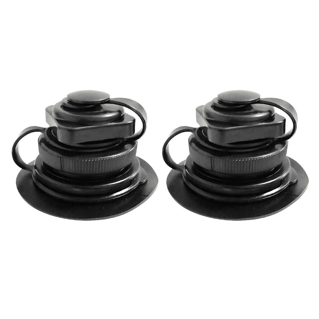 1 Pair Air Valve Caps Screw For Inflatable Boat Fishing Boats Raft Airbed