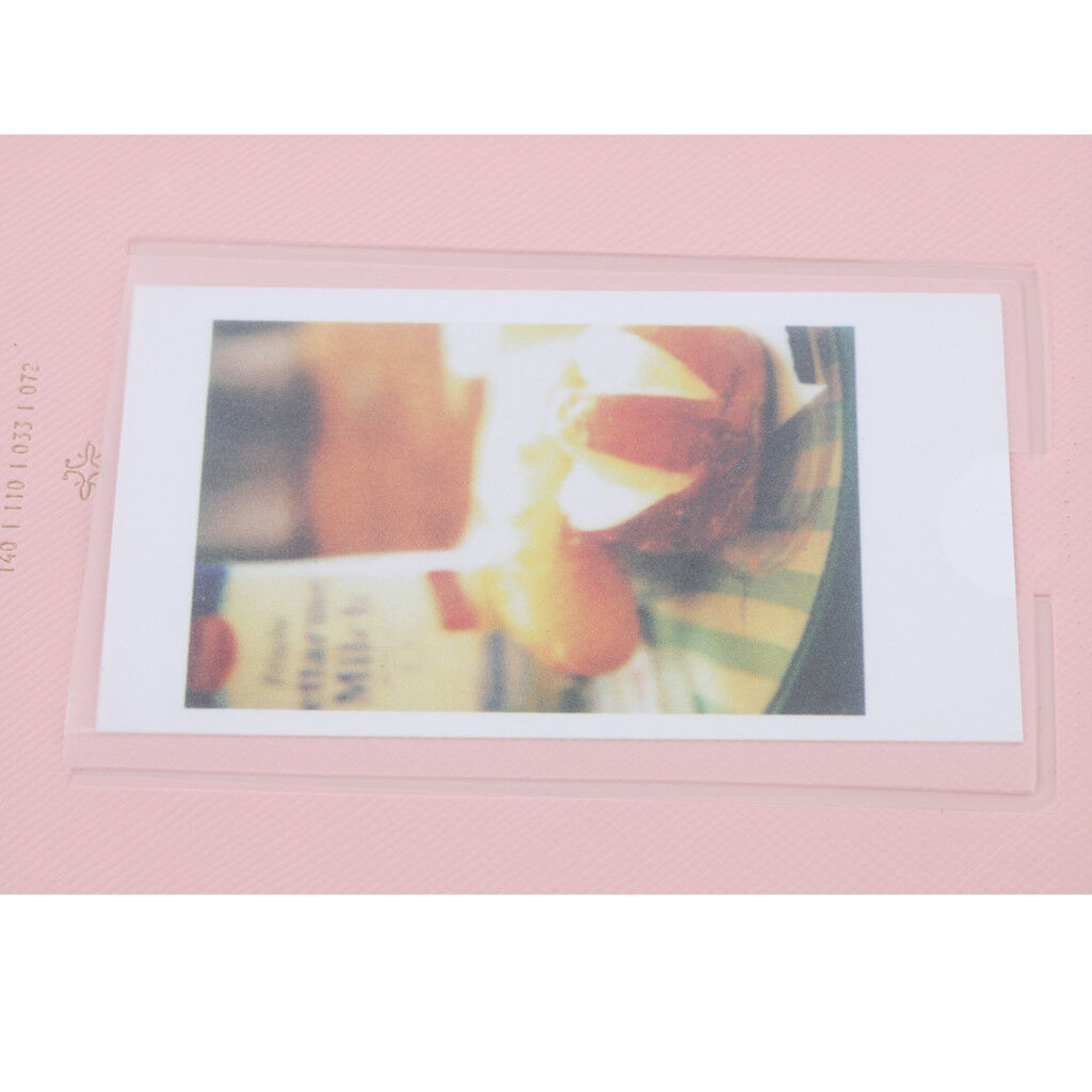 3" Photo Album Book for   Fuji Polaroid Instax Mini 8 50s Film -Pink