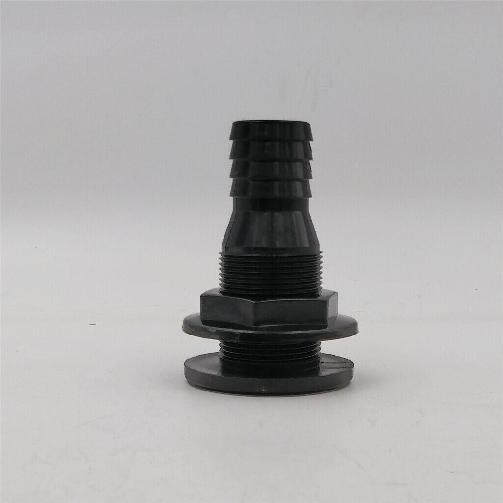 Marine 1.5 Inch Plastic Covered Thru-Hull Bilge Pump Hose Fitting For Boats