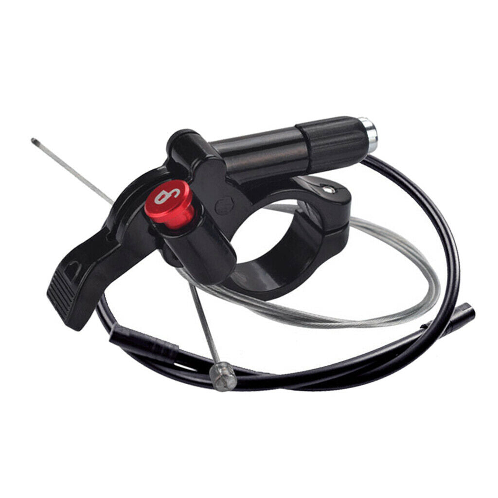Bike Fork Remote Lockout Lever With Wire Tube Replace Part  Accessory