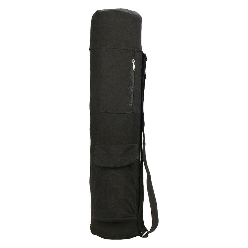 2x Large Yoga Mat Bags Sack Backpack w/Multi Pockets Storage Case Adjustable