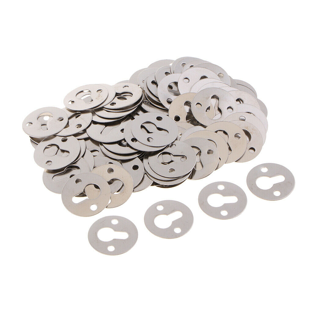 100x Metal Round Keyhole Shelf Hangers  Hangers For Picture Frame