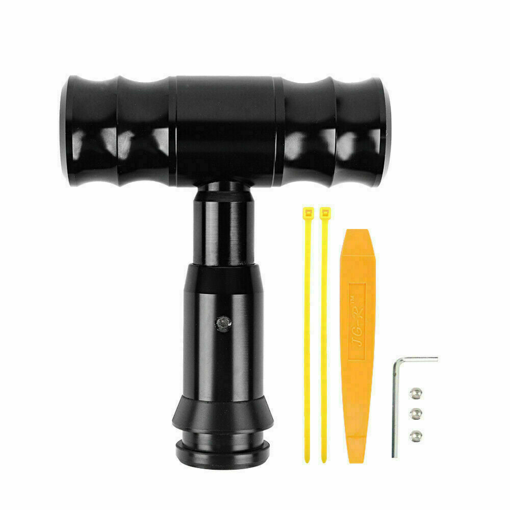 Automatic Car Gear Stick Shift Knob Lever Shifter With Button Aluminum Universal