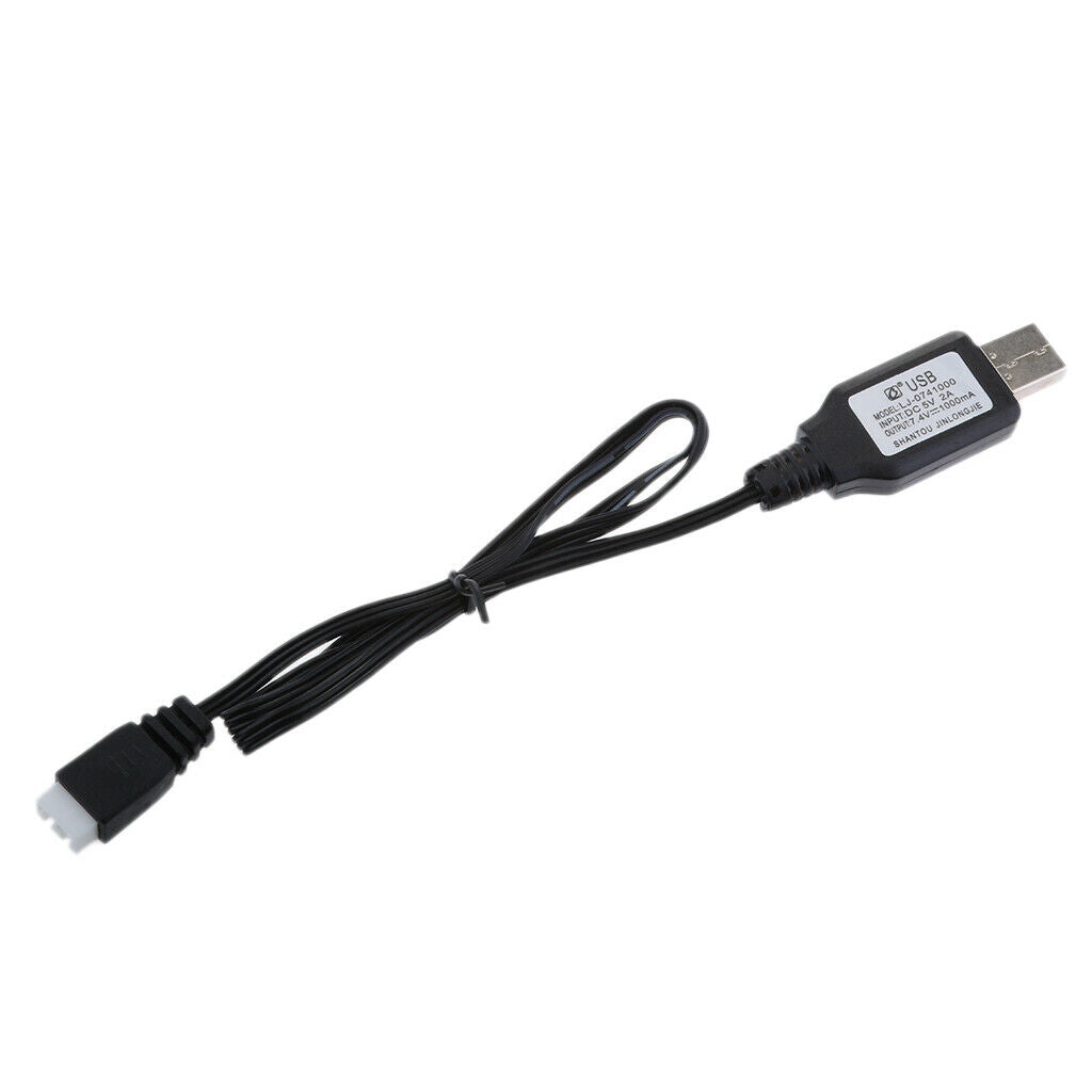 7.4V RC Toys Drone XH 3Pin USB Lithium Battery Charging Adaptor Cable