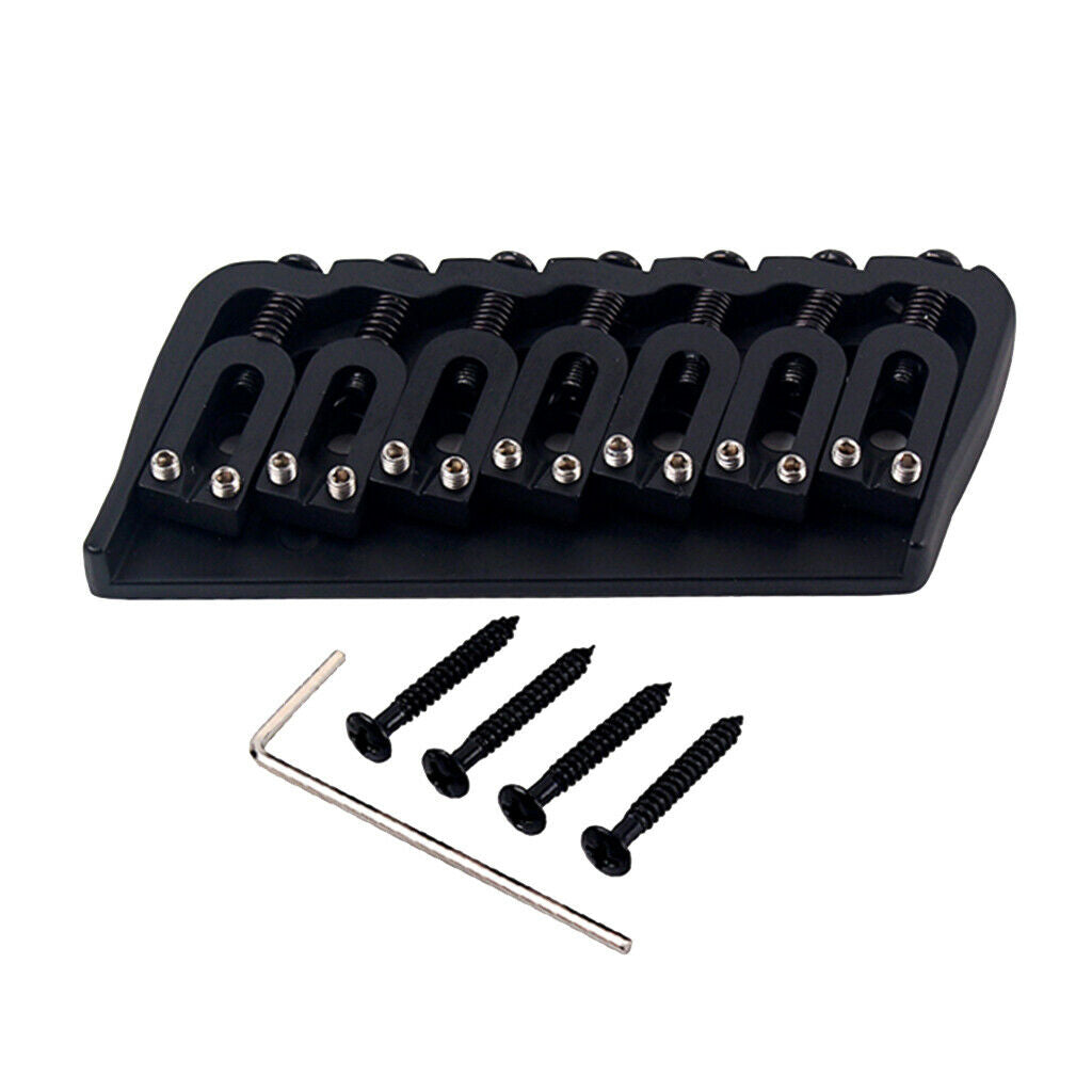 Electric Guitar Bridge, 94MM Metal Fixed Hardtail Saddle Bridge Top Load Guitar