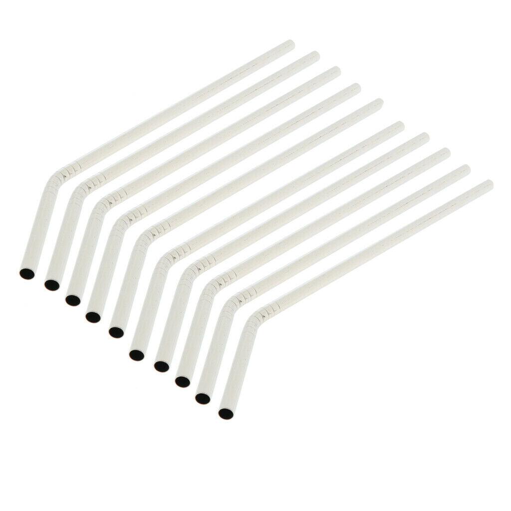 20 PCS Stainless Steel Straw Metal Straw for Straight And Angled 8.5 "Cups