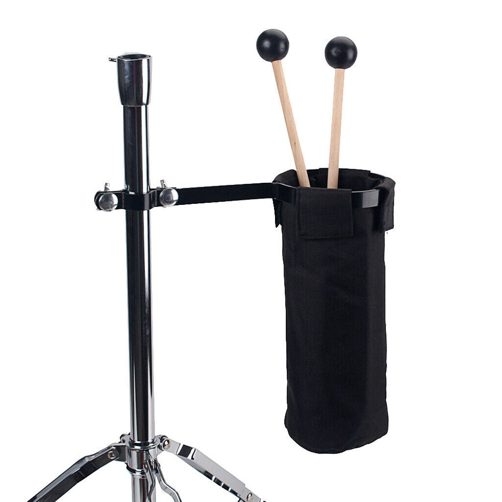 Drum Stick Holder Drumstick Bags Perccusion Instrument Stick Bag Nylon Black