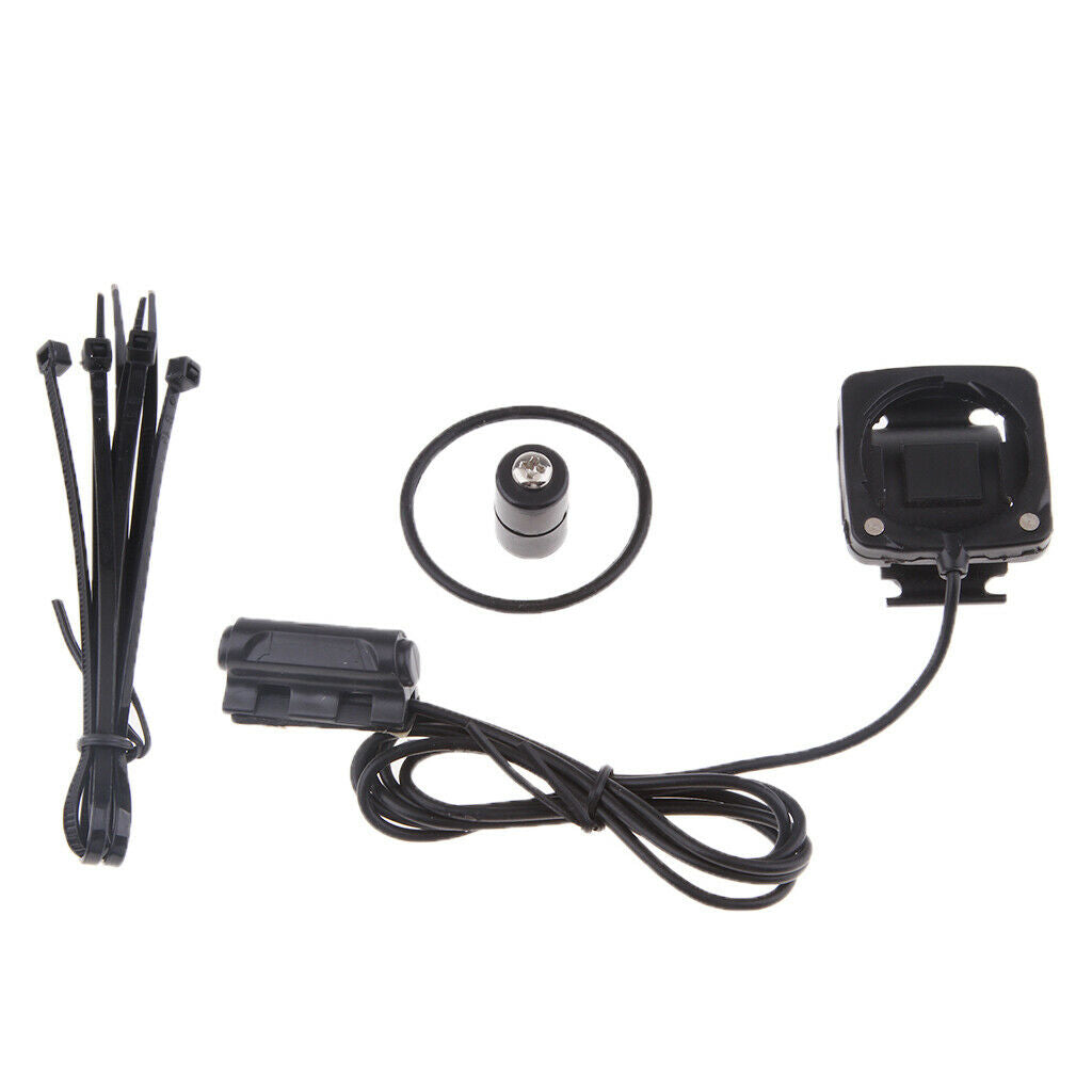 Black Universal Motorcycle LCD Digital Odometer Speedometer Tachometer Gauge