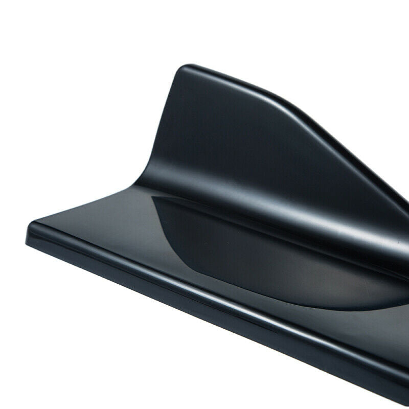 2x Gloss Black Car Bumper Spoiler Rear Lower Lip Splitter Diffuser Universal