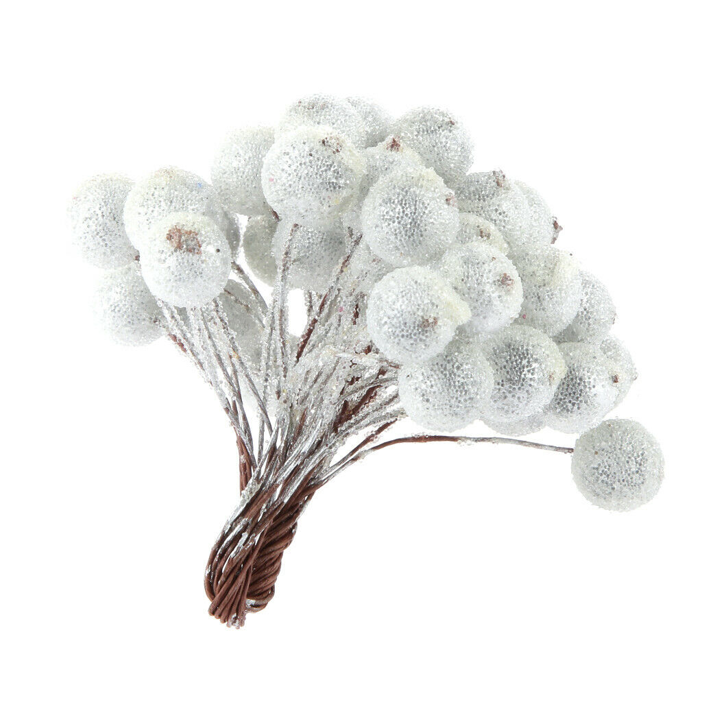 400x  Frosted Fruit Berry Holly Artificial