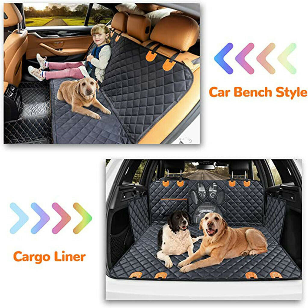 Nonslip Dog Car Seat Cover Waterproof Hammock Truck Back Seat Protector Mat