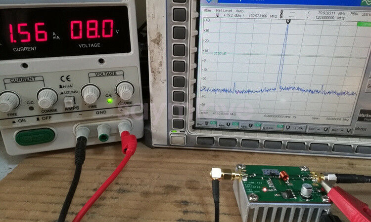 Assembled 433MHz 8W RF High Frequency Power Amplifier Digital Amp Module