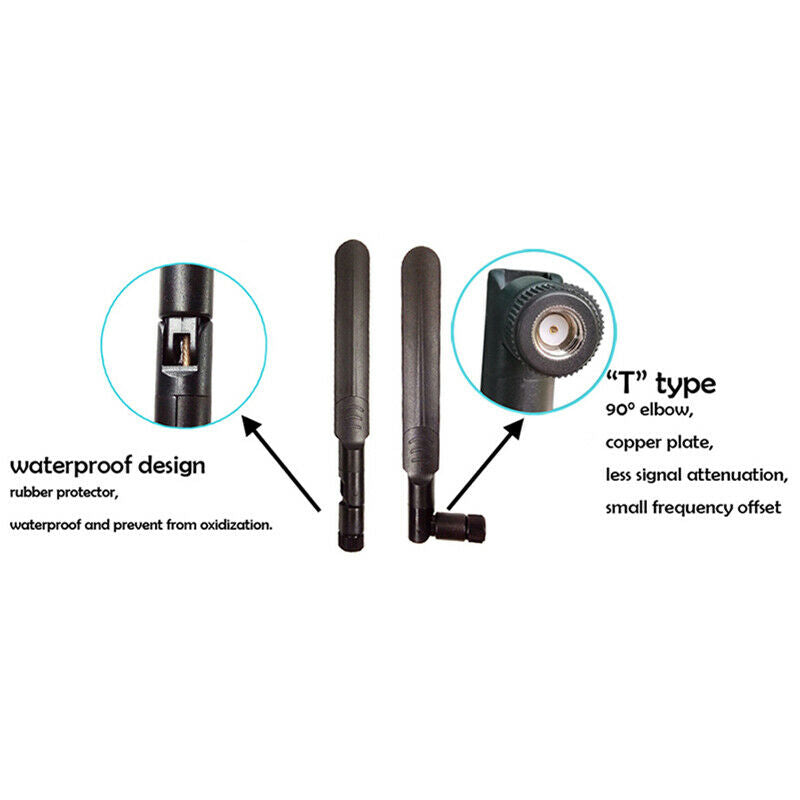 2.4GHz 5GHz 5.8Ghz Antenna 8dBi RP-SMA Connector Dual Band wifi Antena aerial&DD