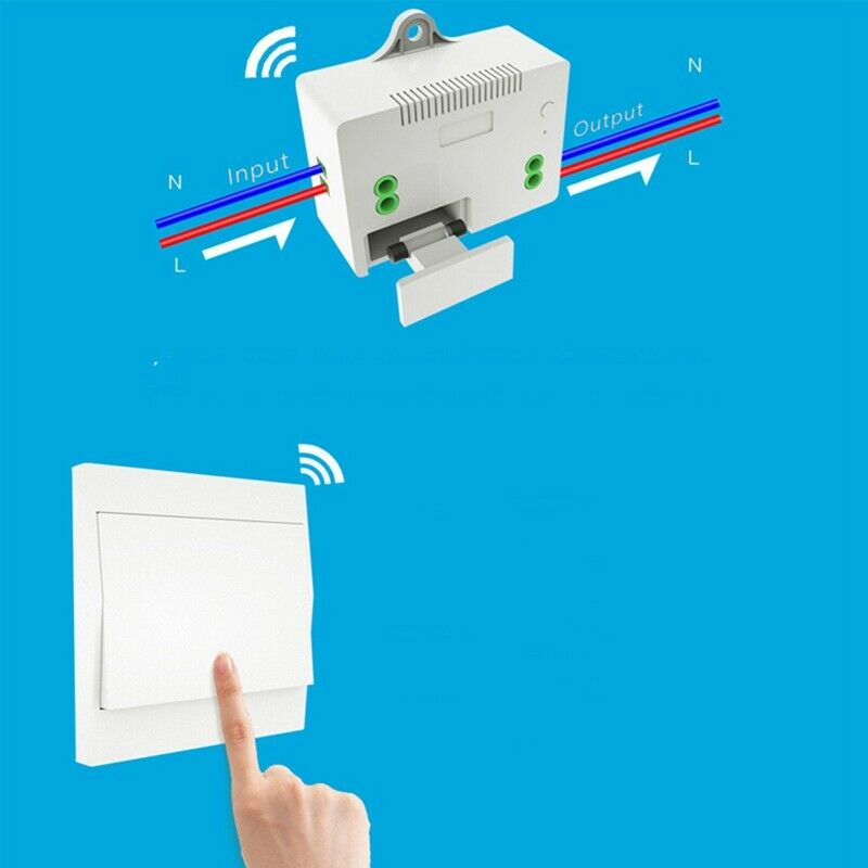 Wireless Self-Powered Switch Push Button Remote Control 1 Gang 1 Way WaterprO1W4