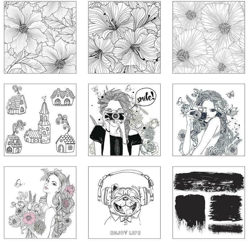 Lush Trees DIY Silicone Clear Stamp Seal Scrapbook Embossing Album Decor