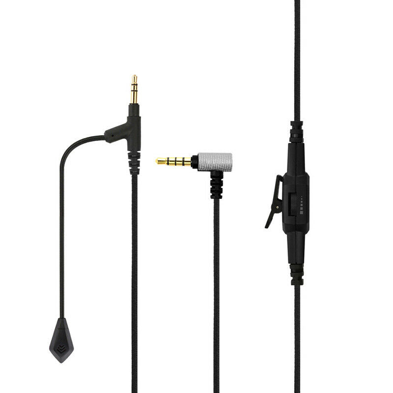 3.5mm Boom Microphone Volume Cable for V-MODA Crossfade M-100 LP LP2 M-80 V U4P3