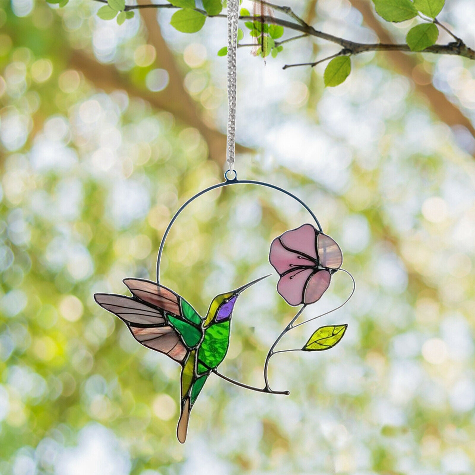 Multicolor  Window Panel Hanging   Garden Decor