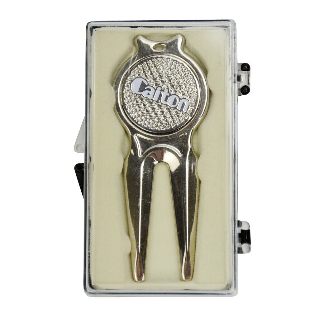 Sturdy Golf Divot Repair Tool with Magnetic Ball Marker Golf Accessory Gift