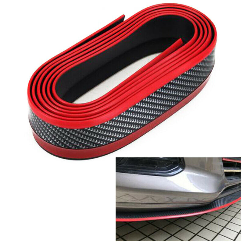 2.5M Car Front Bumper Lip Splitter Body Spoiler Chin Skirt Protector 6CM Width